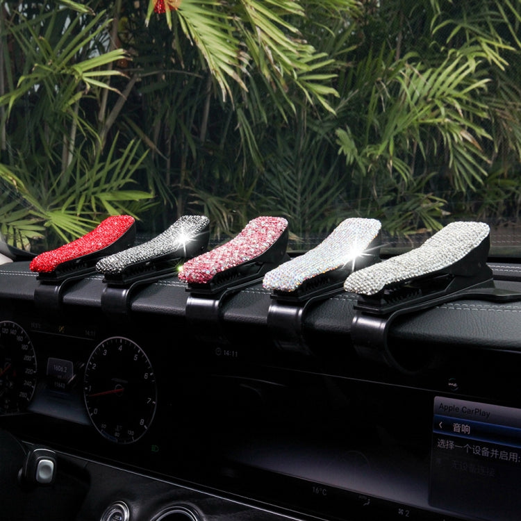 鑲鑽車載手機支架360度旋轉創意汽車儀錶台手機架