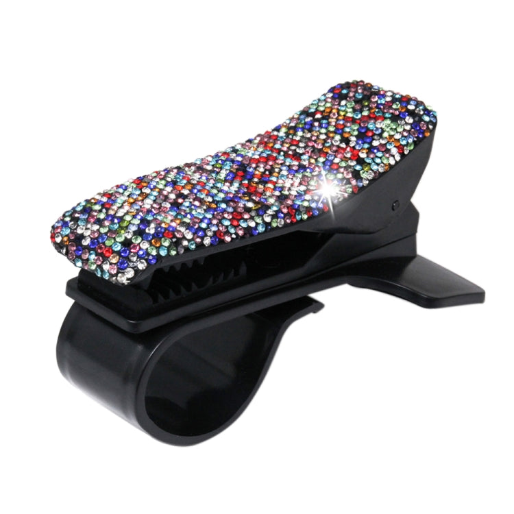 鑲鑽車載手機支架360度旋轉創意汽車儀錶台手機架