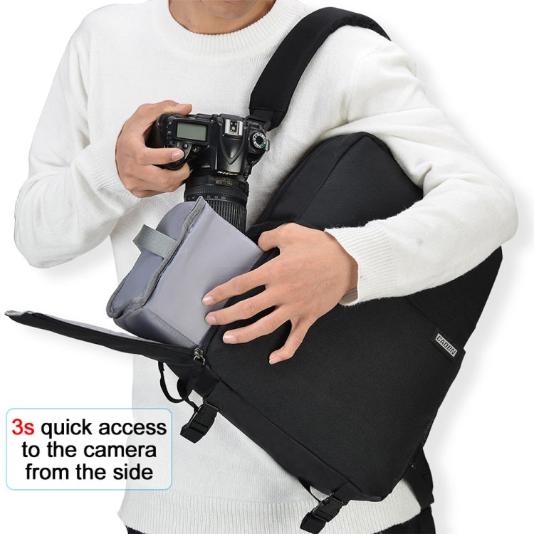 CADeN L4雙肩包雙層休閑商務電腦背包USB多功能數碼相機包