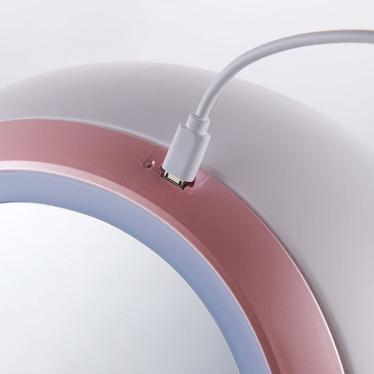 桌面防塵手提式帶鏡子化妝品收納盒