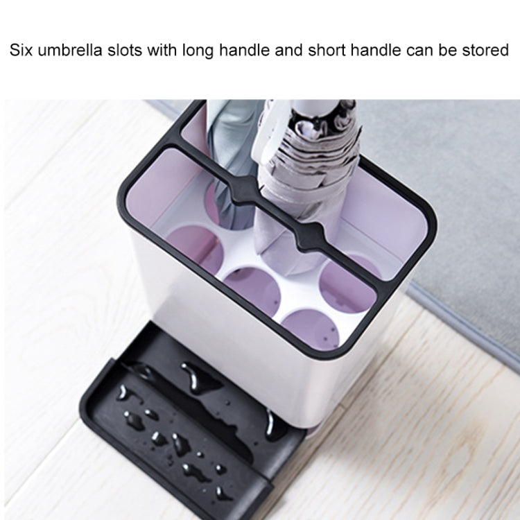 塑料可拆卸防漏型分格雨傘收納架