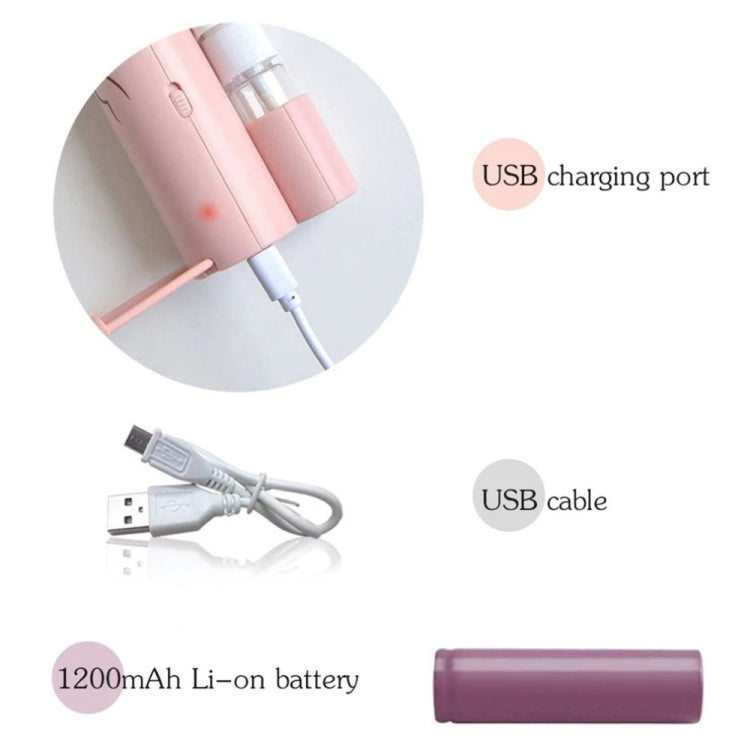 創意手機支架卡通噴霧迷你風扇便攜式USB風扇