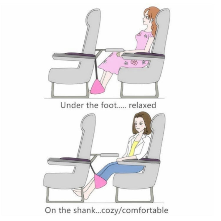 腳部吊床長途飛機旅行足墊