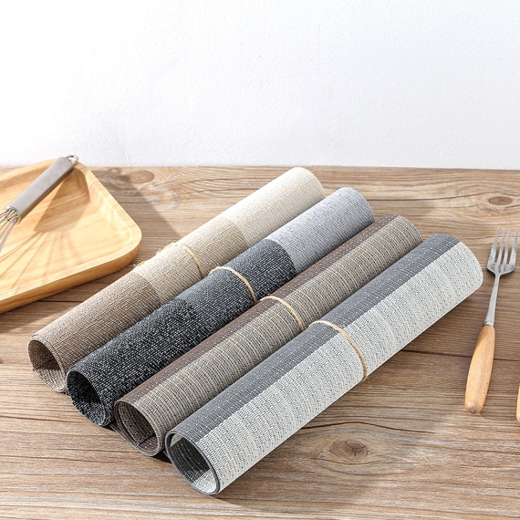 1796 簡約PVC防滑隔熱餐桌墊 免洗環保碗碟西餐墊