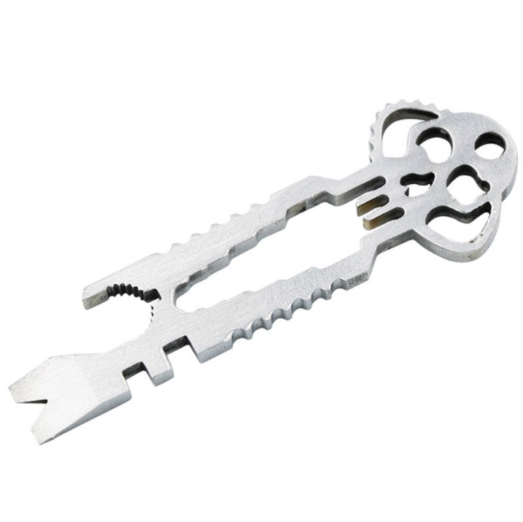 5Pcs  12合一不銹鋼多功能鑰匙扣開瓶器螺絲刀扳手防身戶外工具