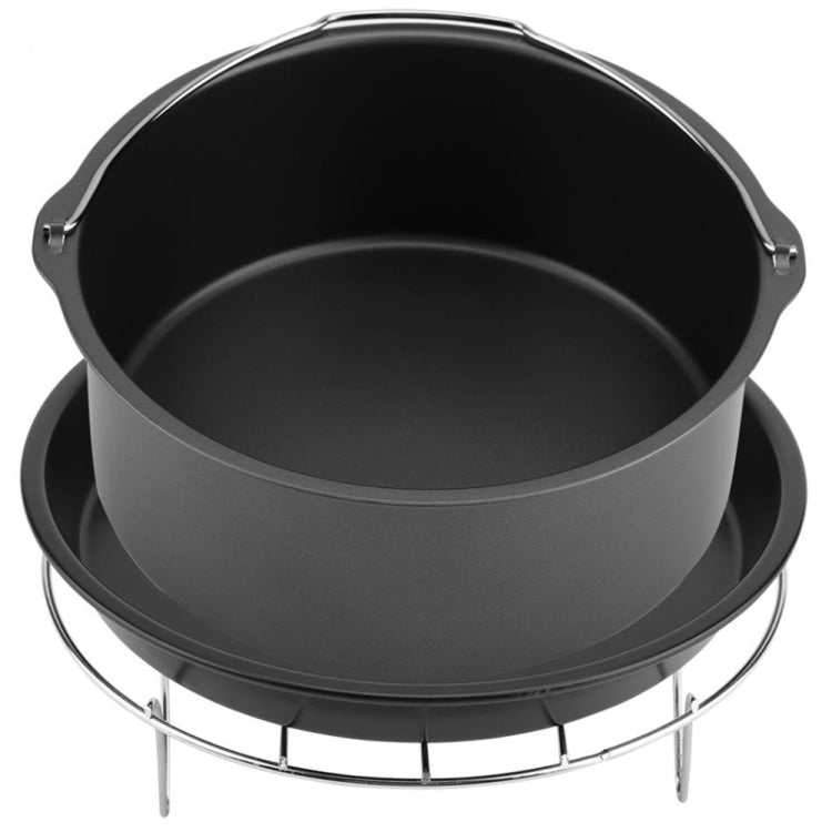 五合一 油炸鍋配件多功能空氣炸鍋套裝烤架披薩盤