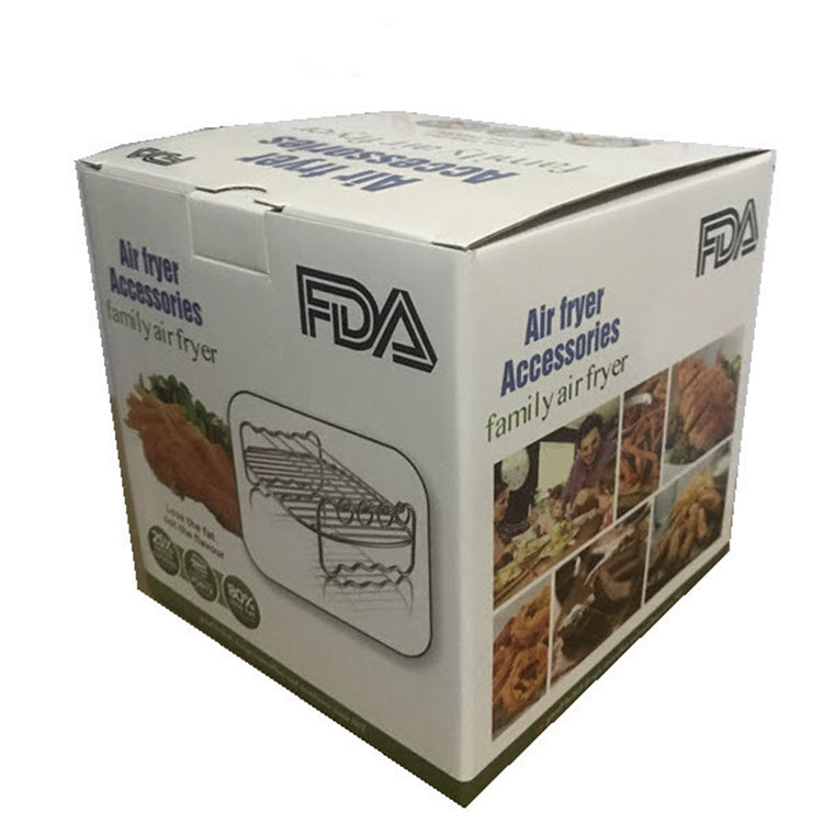 五合一 油炸鍋配件多功能空氣炸鍋套裝烤架披薩盤