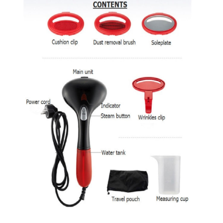 1500W 便攜式手持家用衣服蒸汽熨斗 手持掛燙機