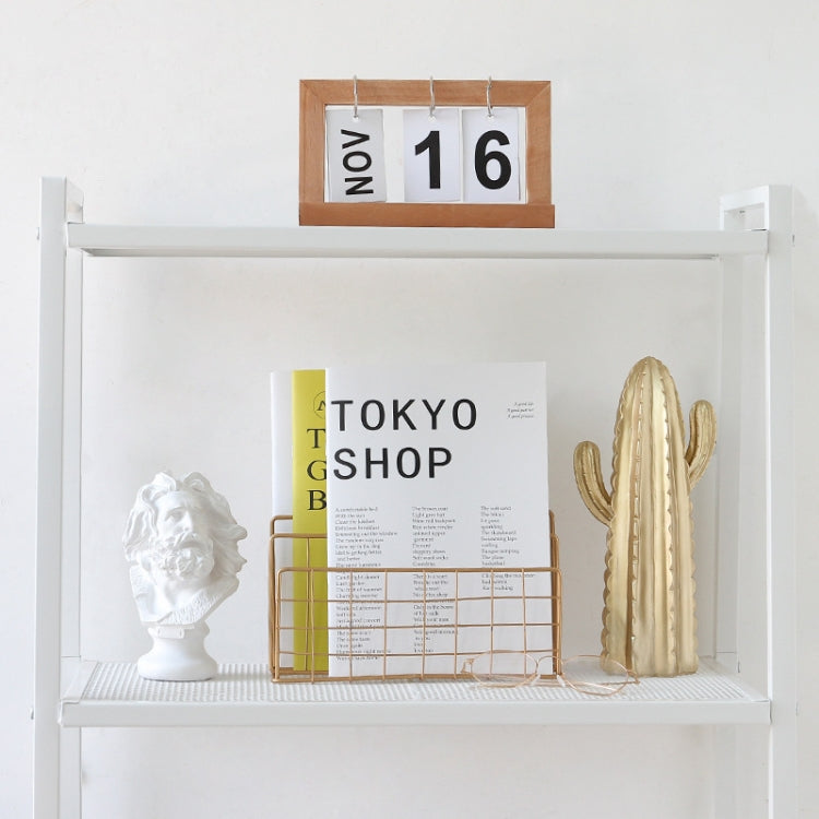 鐵藝桌面收納架雜誌書報架