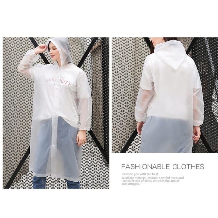 一次性 PEVA雨衣環保透明雨衣戶外徒步連體雨衣