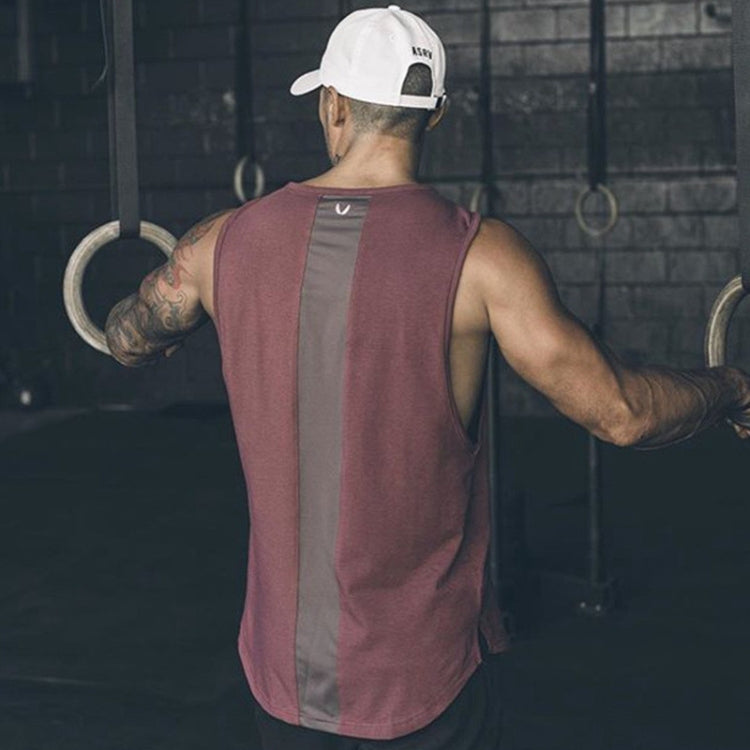 男式健身訓練寬鬆透氣背心速干無袖衫