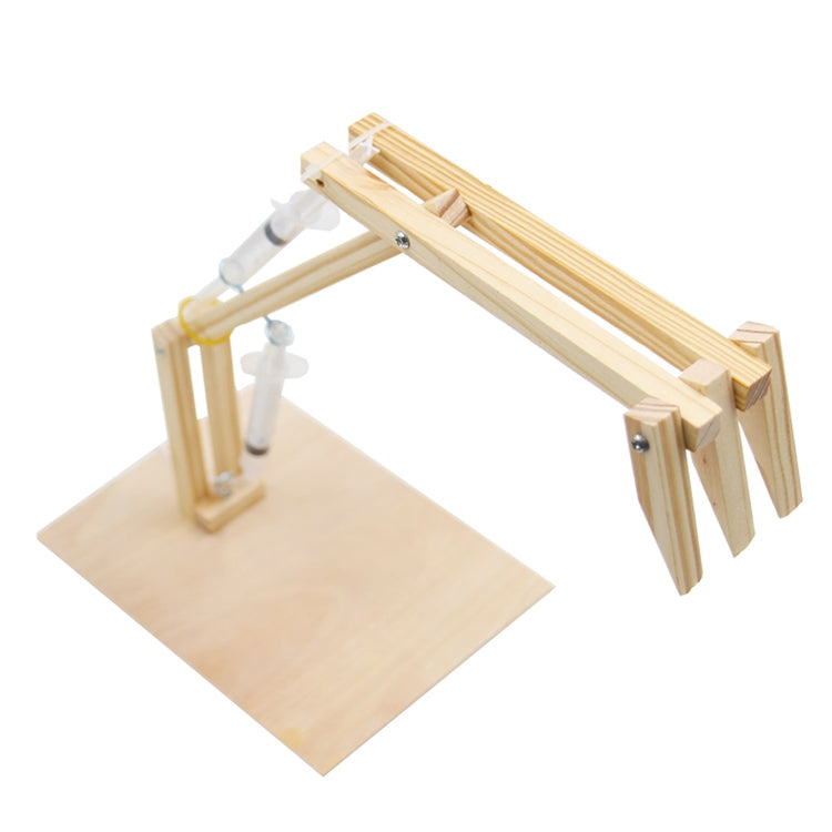 科學實驗自製氣壓挖掘機科技小製作DIY兒童創意益智玩具