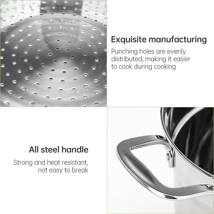 湯鍋食品級材質高湯鍋 帶蒸格