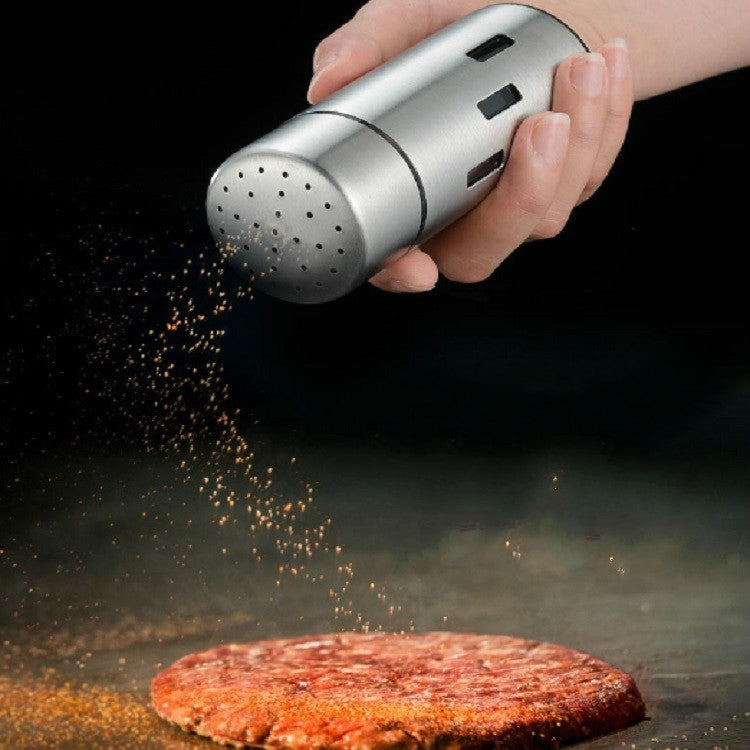 不銹鋼調料瓶辣椒罐燒烤佐料盒調料罐套裝