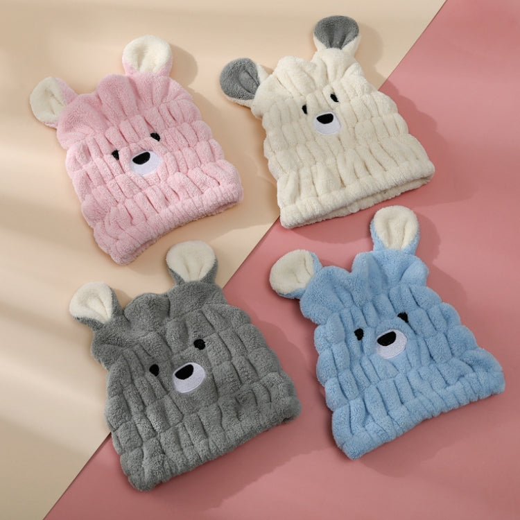 超細纖維珊瑚絨卡通快速干發帽