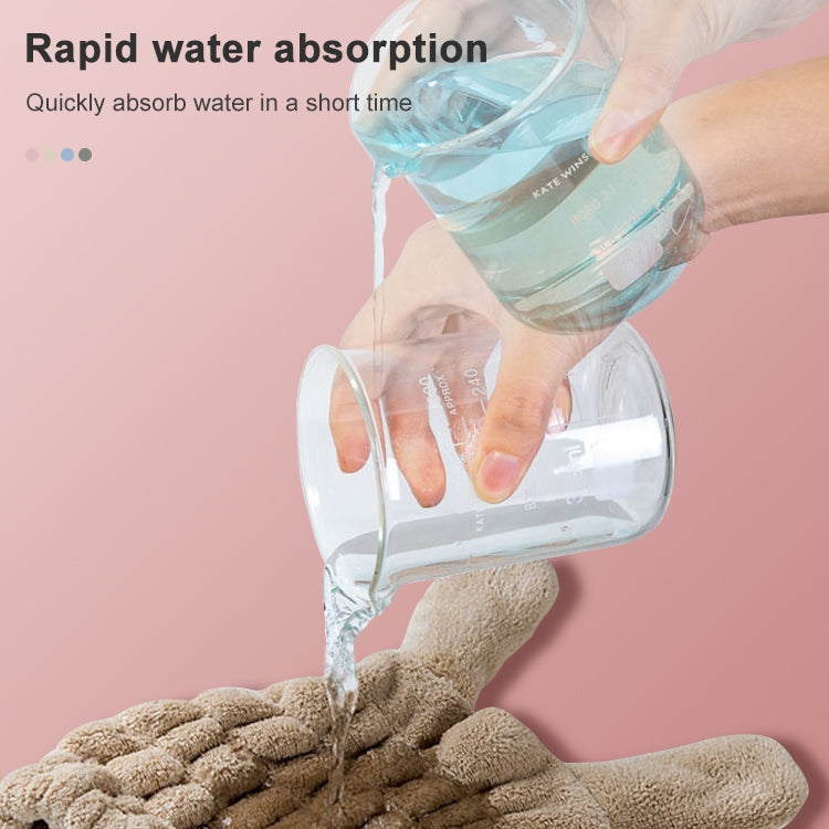 超細纖維珊瑚絨卡通快速干發帽