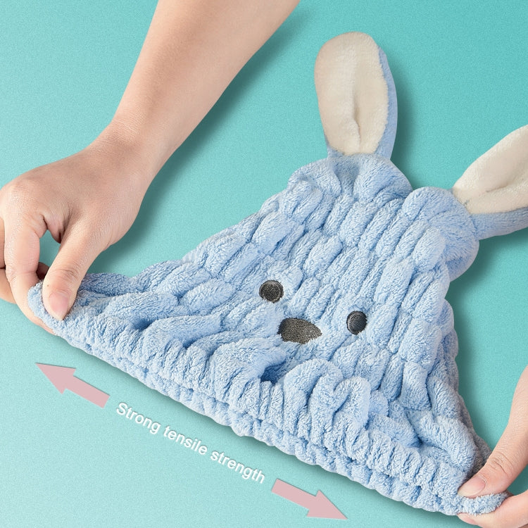 超細纖維珊瑚絨卡通快速干發帽