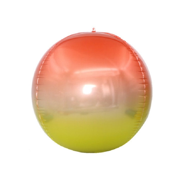 節日派對婚慶裝飾布置4D彩色正圓鏡面氣球