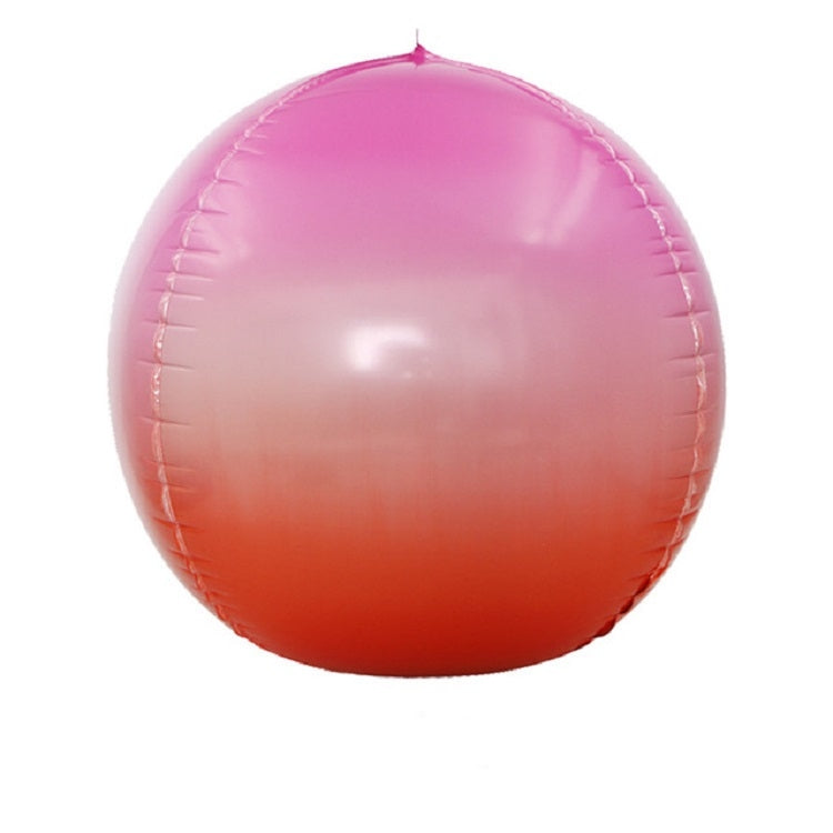 節日派對婚慶裝飾布置4D彩色正圓鏡面氣球