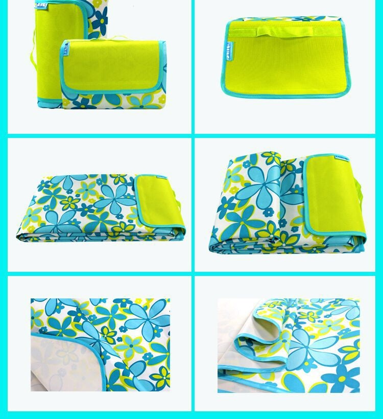 600D牛津布戶外野餐墊野餐布防水防潮墊春遊沙灘墊