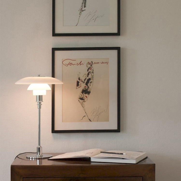 220V 小號E14 大號 E27金屬玻璃檯燈LED設計閱讀燈卧室床頭書房燈具