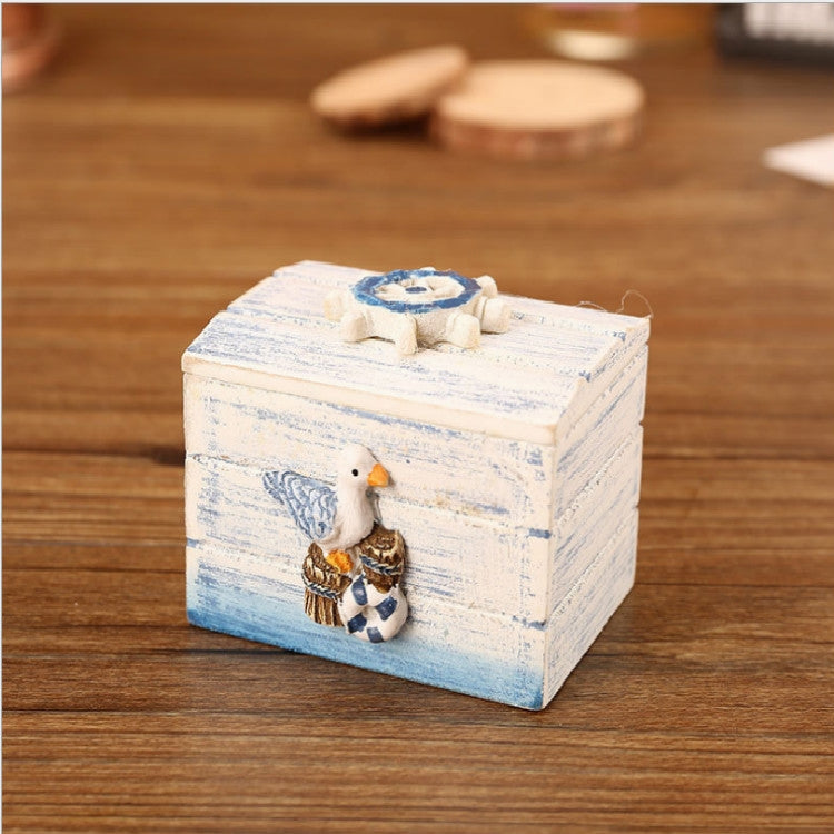 木製珠寶收納盒復古桌面收納箱