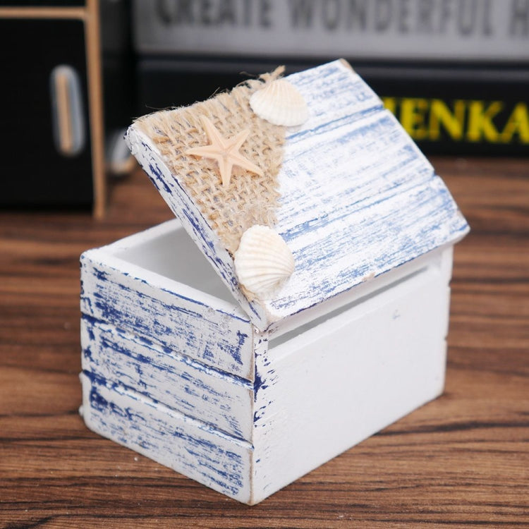 木製珠寶收納盒復古桌面收納箱