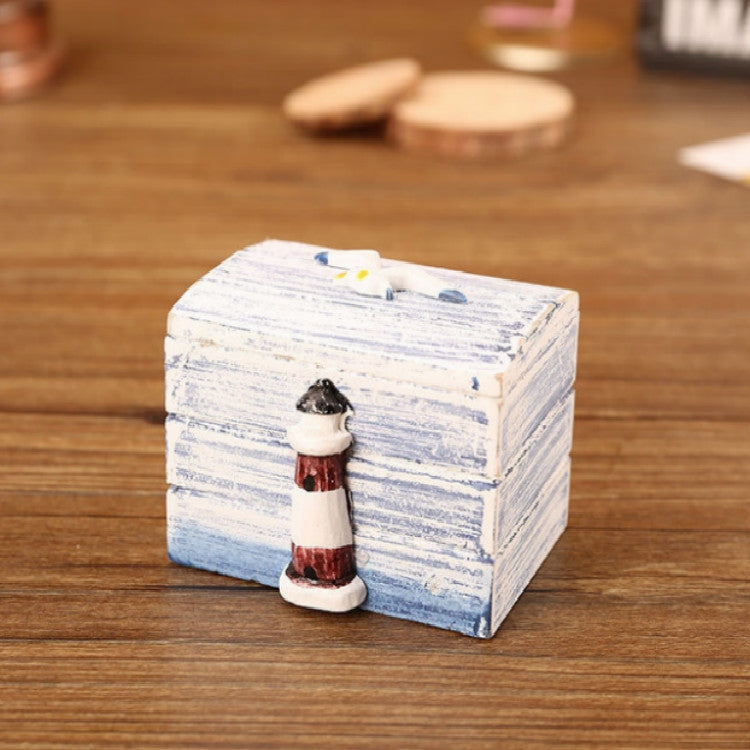 木製珠寶收納盒復古桌面收納箱