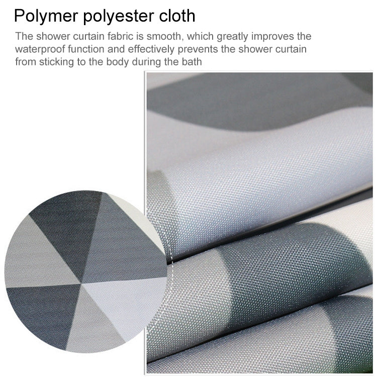 浴室防水滌綸浴簾
