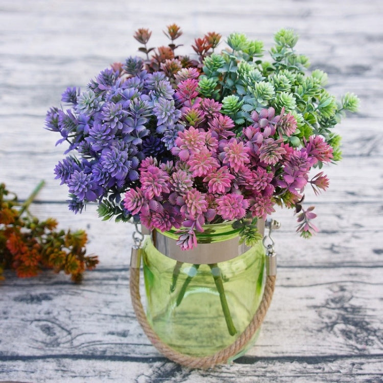 6枝一賣 仿真植物觀音草仿塑料花家居植物擺件