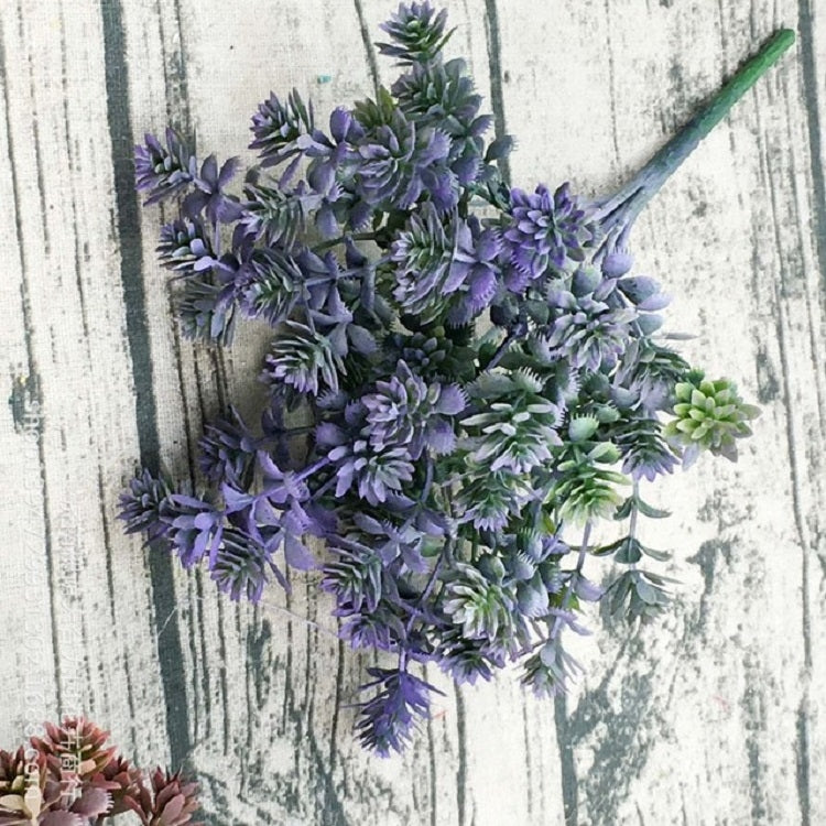 6枝一賣 仿真植物觀音草仿塑料花家居植物擺件