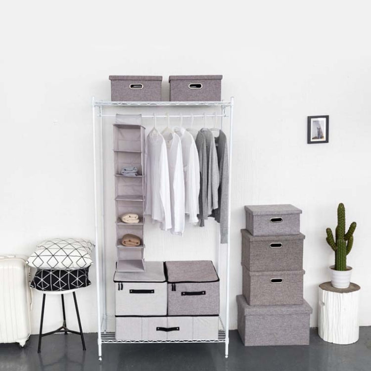 無紡布收納盒可摺疊內衣文胸襪子收納盒抽屜雜物家用收納袋 拉鏈