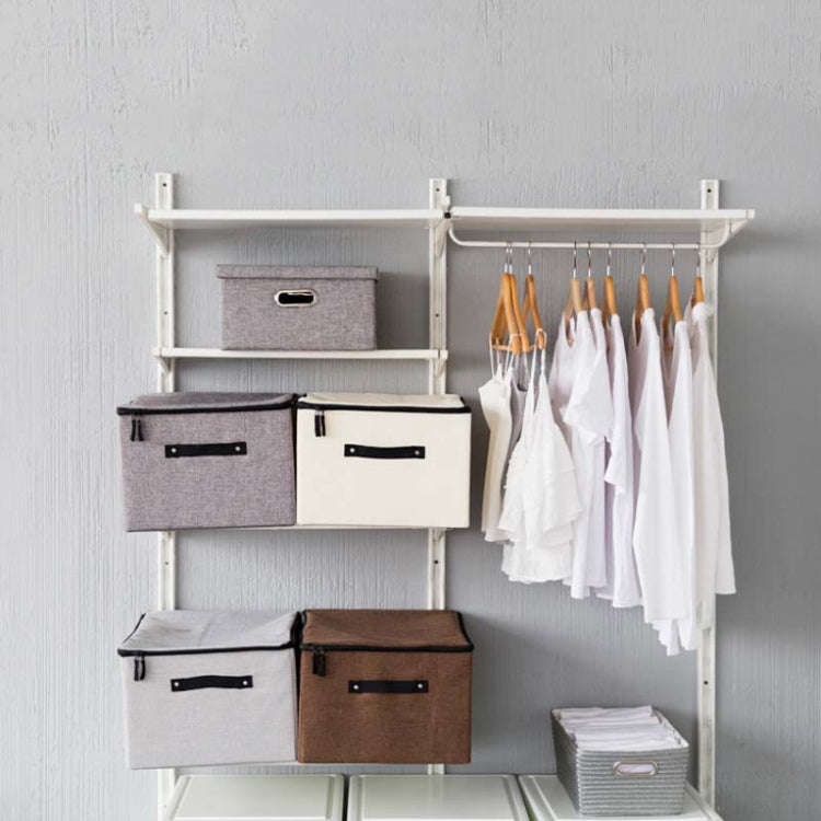 無紡布收納盒可摺疊內衣文胸襪子收納盒抽屜雜物家用收納袋 拉鏈