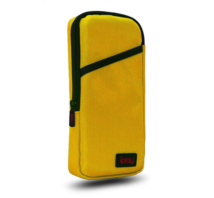 iplay 適用於Switch Lite主機的收納包 鋼化膜+搖桿帽+保護殼7合1保護包軟包套裝