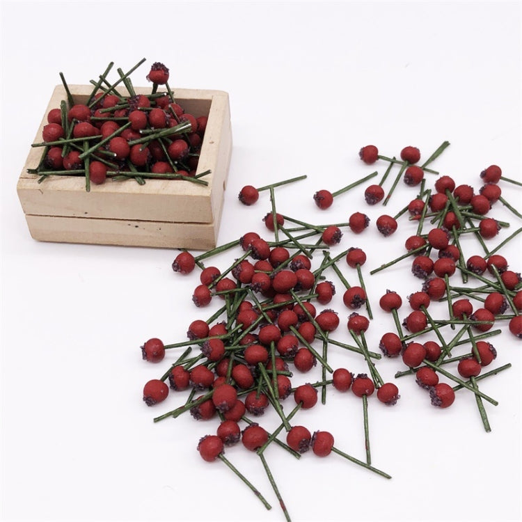 10個賣 1:12 迷你屋水果仿真山楂廚房傢具配件