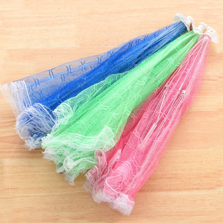 蕾絲摺疊菜罩 網紗蓋菜防塵印花食物罩防蠅罩飯菜罩子