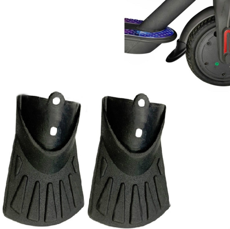 3對一賣 適用於小米m365/ Pro通用 滑板車擋泥板魚尾橡膠前後擋泥板改裝配件