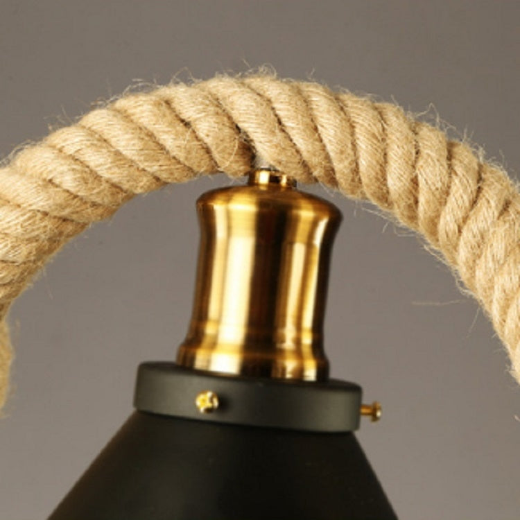 復古工業風餐廳吧台麻繩吊燈