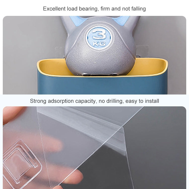 無鑽壁掛式淋浴架手機浴室洗髮水架