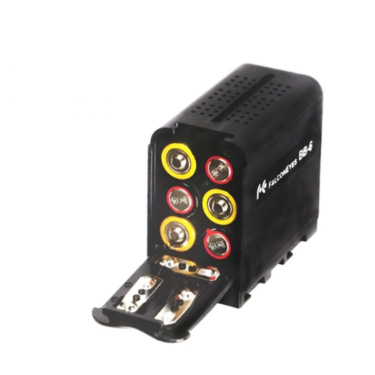 LED攝像燈補光燈電池盒AA電池轉F970盒BB-6通用電池盒