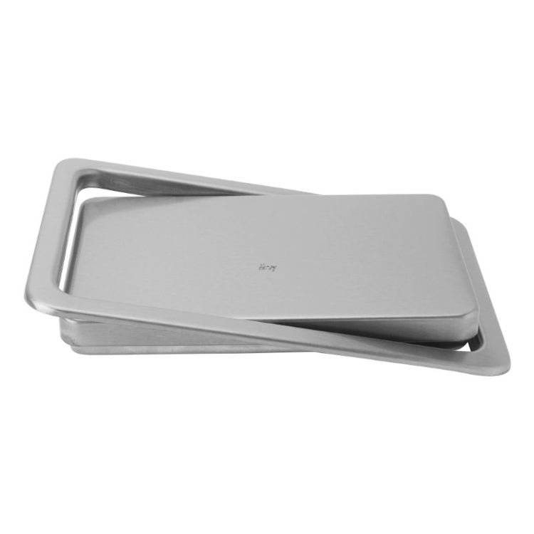 嵌入式不銹鋼搖擺蓋翻蓋廚房檯面垃圾桶蓋