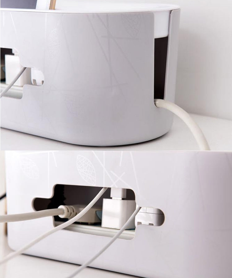 家用電纜收納盒空心電線整理收納盒