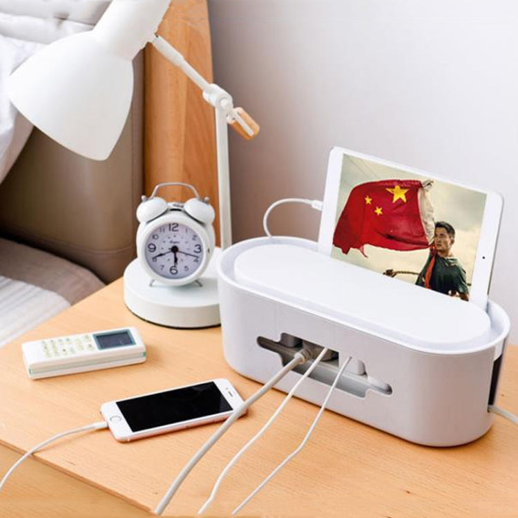 家用電纜收納盒空心電線整理收納盒