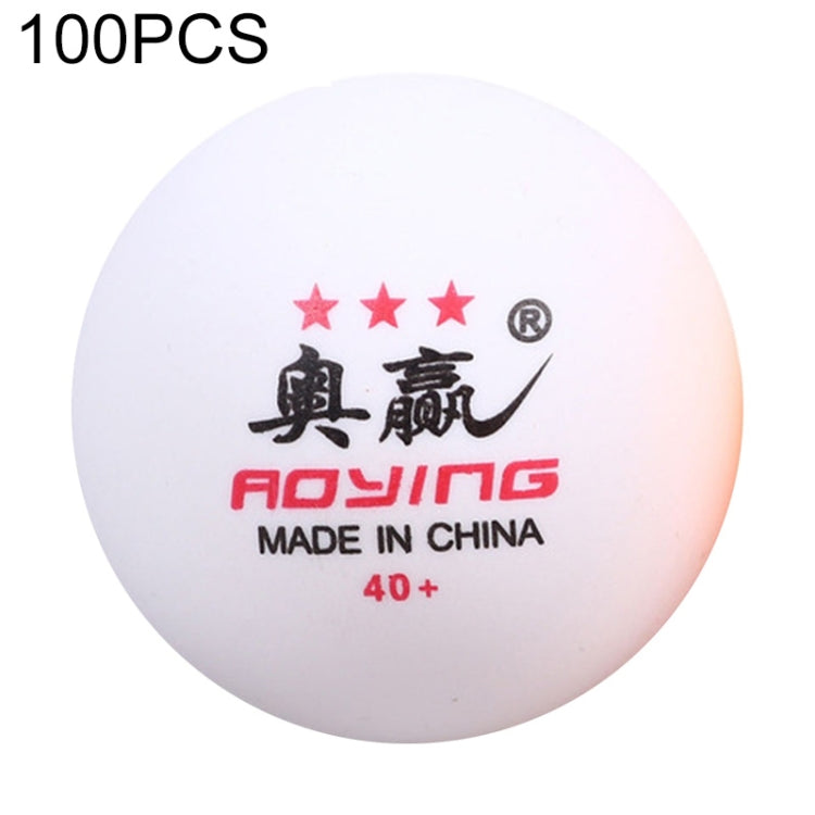 ROYING 10 PCS Professional ABS Table Tennis Training Ball, Diameter: 40mm