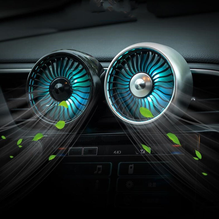 汽車多功能電風扇車載出風口USB接口迷你風扇