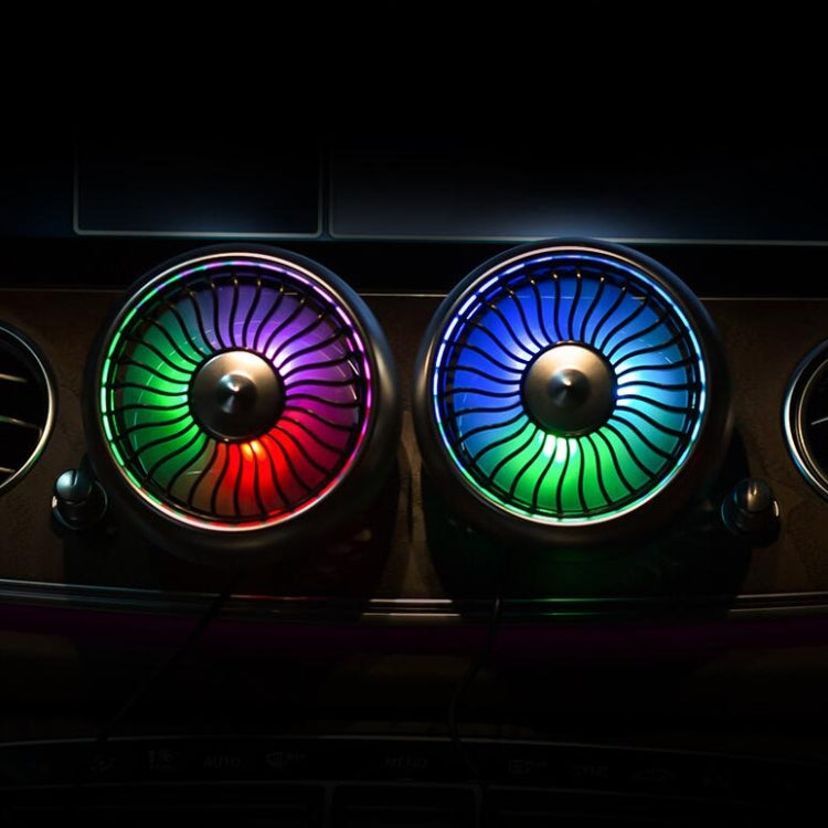 汽車多功能電風扇車載出風口USB接口迷你風扇