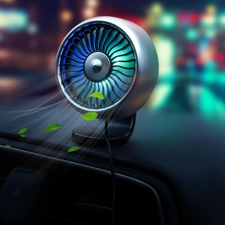 汽車多功能電風扇車載出風口USB接口迷你風扇