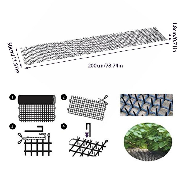 防貓網刺墊驅趕貓狗神器
