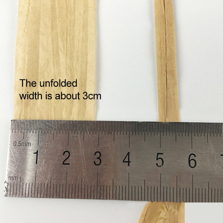 20M紙繩拉菲絲帶自然花邊繩禮品盒包裝DIY裝飾