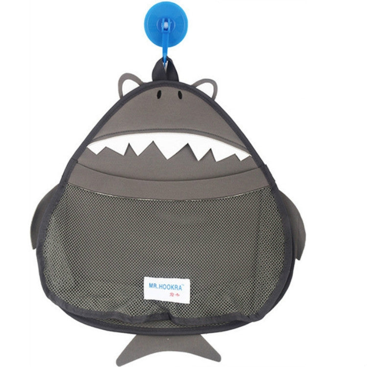 寶寶洗澡儲物袋卡通造型收納掛袋防水浴室網袋